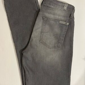 7 for all mankind Women's Gray Denim Jeans size 27